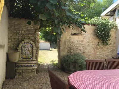 Jardin de l'établissement La Vendange Family Gites