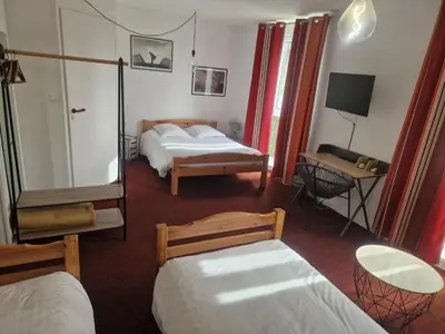 Un ou plusieurs lits dans un hébergement de l'établissement Agape Hotel Niort- Bessines