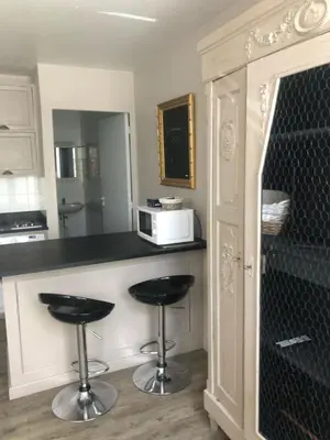 Cuisine ou kitchenette dans l'établissement Au cœur historique de La Rochelle