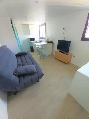Télévision ou salle de divertissement dans l'établissement Bongraine Océan