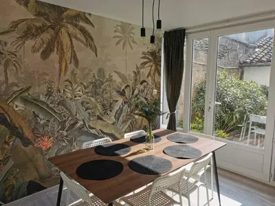 Plan de l'établissement Agréable maison de ville, de 1 à 6 personnes, à 5 min à pied du centre ville de Cognac