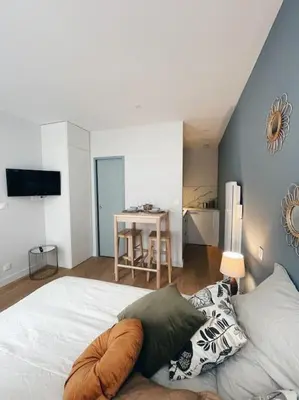 Un ou plusieurs lits dans un hébergement de l'établissement Le Loulou de La Rochelle