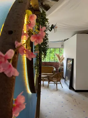 Coin salon dans l'établissement Les Chambres de Marc