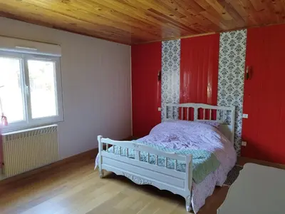 Un ou plusieurs lits dans un hébergement de l'établissement AU PIED DU MOULIN