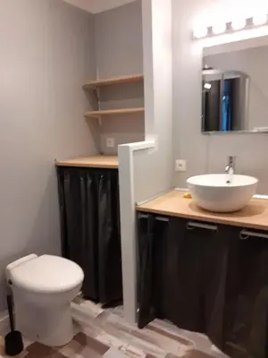 Salle de bains dans l'établissement Mini Loft