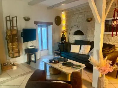 Coin salon dans l'établissement La Belle Aventure