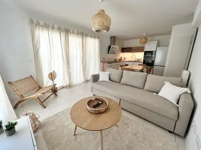 Cuisine ou kitchenette dans l'établissement Alma Terra - Terrasse privative