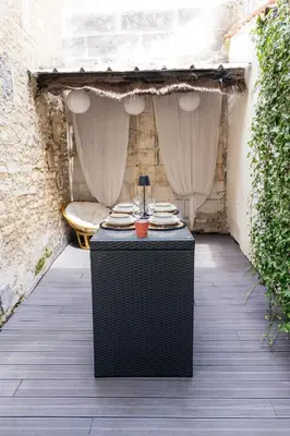 Plan de l'établissement Coquette maison & extérieur