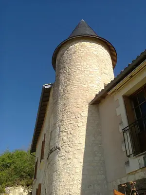 Plan de l'établissement Manoir Le Cristal chambres d'hotes , Futuroscope apd 35 euros