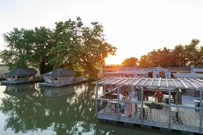 Plan de l'établissement Village Flottant de Pressac