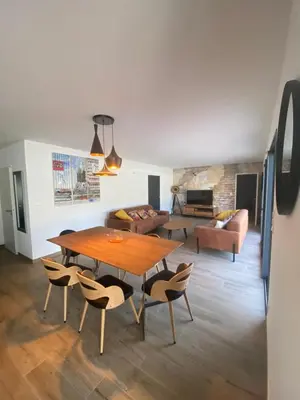 Cuisine ou kitchenette dans l'établissement maison la rochelle 3 étoiles