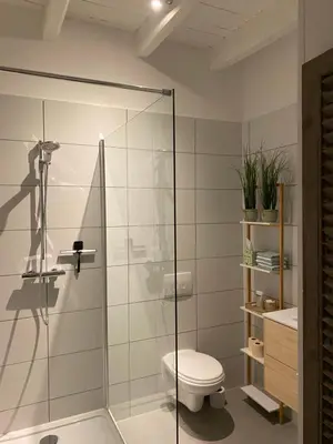 Salle de bains dans l'établissement La Tuilerie