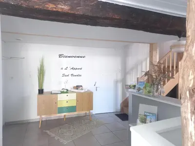 Cuisine ou kitchenette dans l'établissement L'Appart Sud Vendée