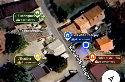 Plan de l'établissement L'écolier futuroscope 4 personnes