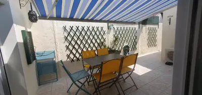 Balcon ou terrasse dans l'établissement Maison de vacances en plein cœur de Châtelaillon-Plage