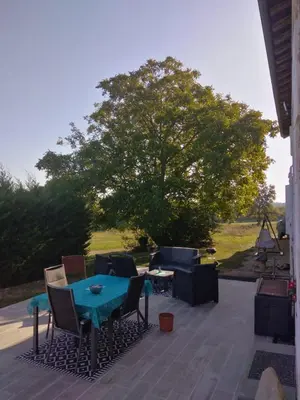 Jardin de l'établissement Gite les genêts