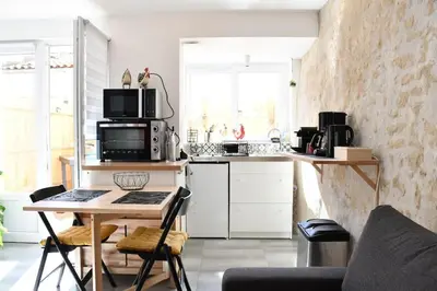 Cuisine ou kitchenette dans l'établissement La Casa De Nonna - logement classé 2 étoiles