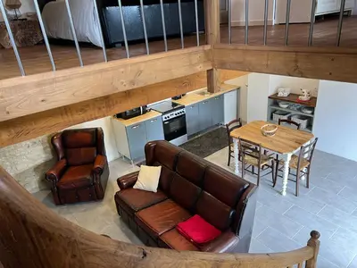 Cuisine ou kitchenette dans l'établissement Gîte Chez Père Thomas pour 2-3 pers