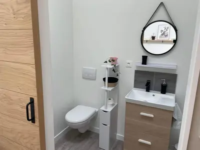 Salle de bains dans l'établissement Maison Les Iris - 3 chambres et 3 salles de bain - 3 à 6 personnes - Futuroscope