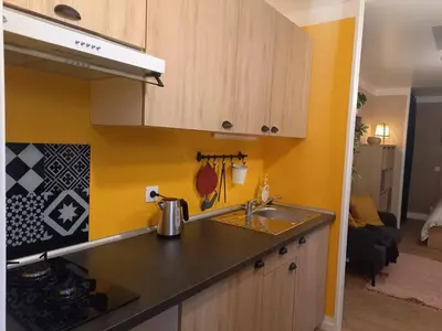 Cuisine ou kitchenette dans l'établissement La Grelauderie 1
