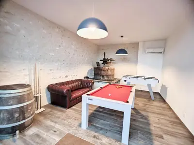 Plan de l'établissement maison chaleureuse ,avec piscine, spa, Futuroscope