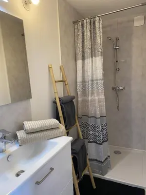 Salle de bains dans l'établissement logement