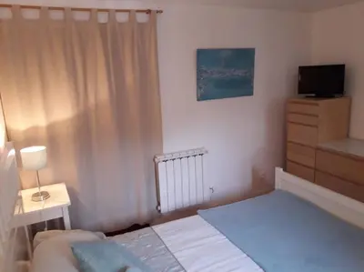 Un ou plusieurs lits dans un hébergement de l'établissement Maison dans hameau calme