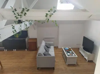 Télévision ou salle de divertissement dans l'établissement le loft de la place du marché