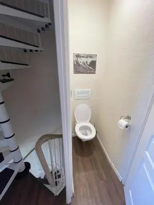 Salle de bains dans l'établissement Maison de plage