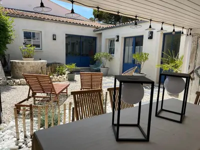 Terrasse ou espace extérieur de l'établissement LE CLOS DE FLO 17