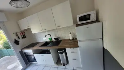 Cuisine ou kitchenette dans l'établissement 