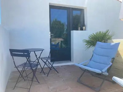 Terrasse ou espace extérieur de l'établissement Le Cube