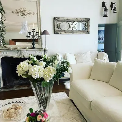Coin salon dans l'établissement Maison spacieuse avec spa, Niort