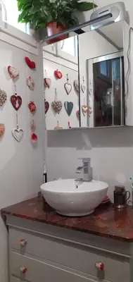 Salle de bains dans l'établissement Chez sylvie