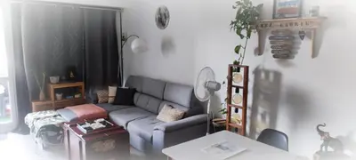 Coin salon dans l'établissement Cosy confort appart Cognac