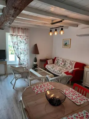 Coin salon dans l'établissement Maisonnette