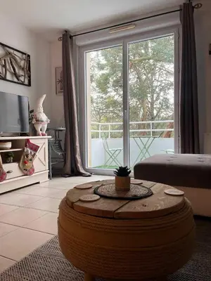 Coin salon dans l'établissement L'Eucalyptus