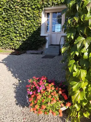 Jardin de l'établissement Maison au calme avec vue étang