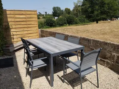 Plan de l'établissement Maison au calme avec vue étang