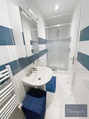 Salle de bains dans l'établissement Les Gîtes de La Chartreuse - Jaunay Marigny - 3mnFuturoscope