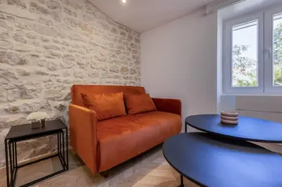 Coin salon dans l'établissement L'escale douillette en hyper centre