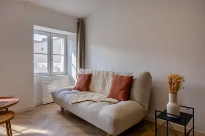 Coin salon dans l'établissement La suite d'Orbigny en hyper centre