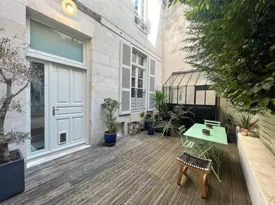 Balcon ou terrasse dans l'établissement Le SeptièmeArt - Coeur de ville