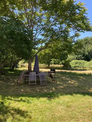 Jardin de l'établissement Gîte Chez Chenon
