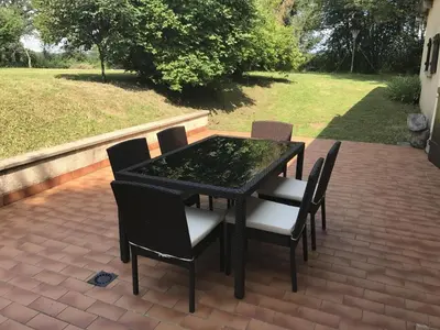 Jardin de l'établissement Gîte Gîtes de La Gartempe : la Barlotière