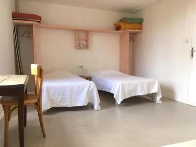 Un ou plusieurs lits dans un hébergement de l'établissement Hameau de la Brousse