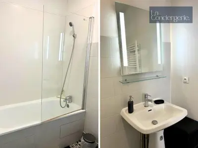 Salle de bains dans l'établissement Le Grand'rue - Centre Ville - Confort