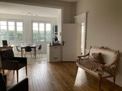 Cuisine ou kitchenette dans l'établissement Golf & Rempart