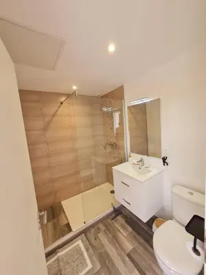 Salle de bains dans l'établissement Atelier des Rêves