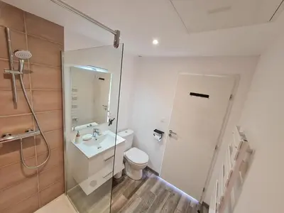 Salle de bains dans l'établissement Atelier des Rêves